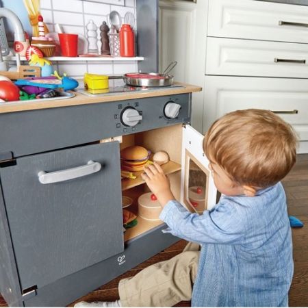 מטבח אפור אורות וצלילים HAPE