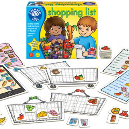 משחק קופסא, shoping list, רשימת קניות orchard, אורצ'ארד