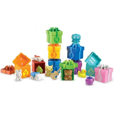 חגיגת מתנות, learning resources, counting surprise party