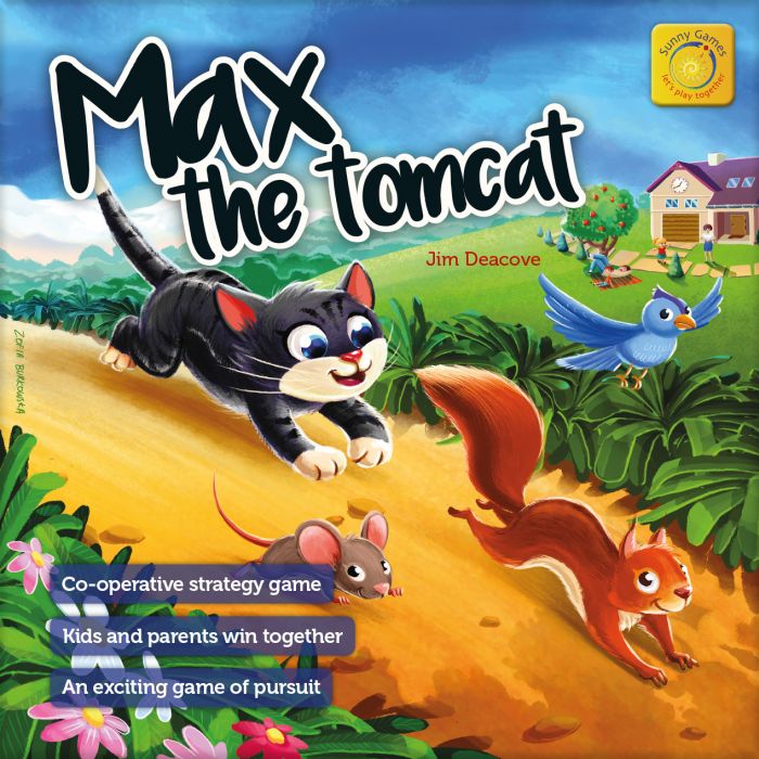 מקס החתול - משחק קופסה  אסטרטגי שיתופי Max the tomcat